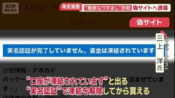 取引開始前に「口座が凍結されている」と表示