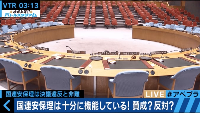 「国連安保理は機能している？」で激論　”幼稚園”を例えに専門家が持論を展開 1枚目
