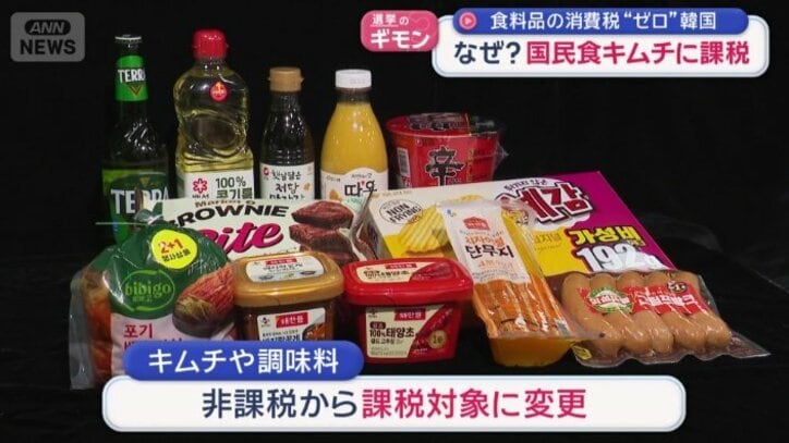 キムチや調味料も…