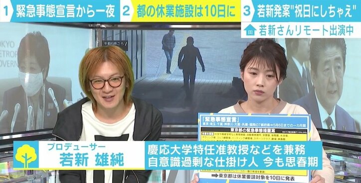 「僕らは“平日”に誠実すぎる」 若新雄純氏、外出自粛に“休日・祝日前借り”の大胆提言?