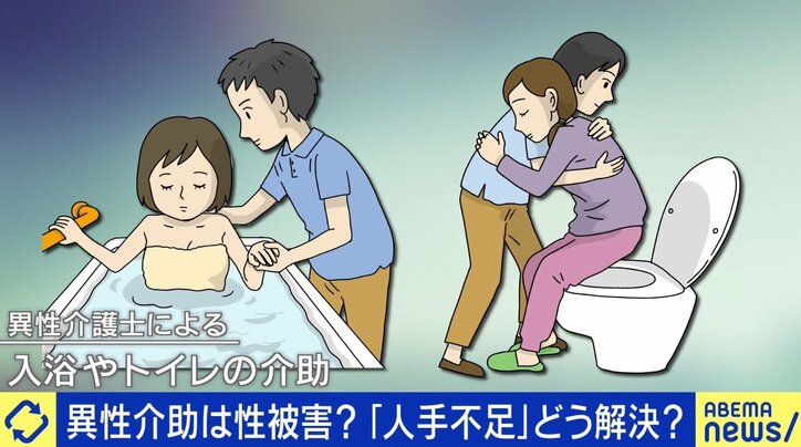 「心身共にナイフでズタズタにされる感覚」NHKのツイートに批判殺到…同性介助は“理想論”？ 背景に人手不足も