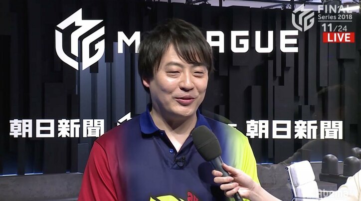 緩急自在で6連続連対! 鈴木たろうがファイナル4勝目「うまく行きすぎて怖い」/麻雀・Mリーグ2018 朝日新聞ファイナルシリーズ