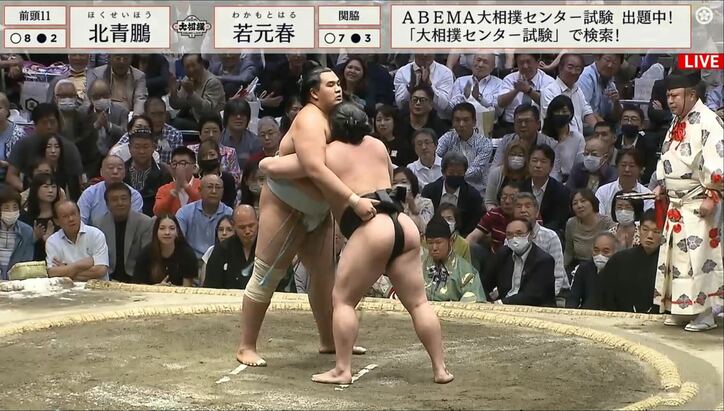 「手が長い」「足ピーン」204センチ力士の棒立ちスタイルに相撲ファンから反響続々「異次元すぎて…」「包み込まれてる」