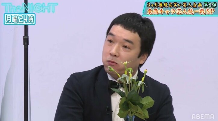 これぞ奇人芸人の真骨頂!? ハクション中西と桐野安生が「花の早食い」で対決