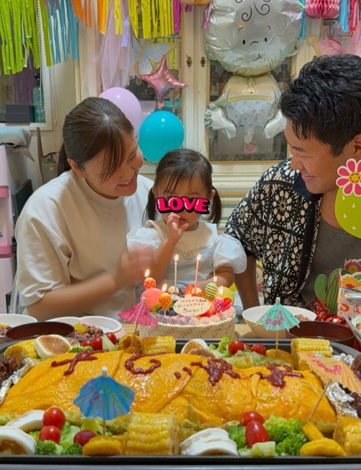 【写真・画像】北斗晶、初孫・寿々ちゃん2歳の誕生日に　2枚目