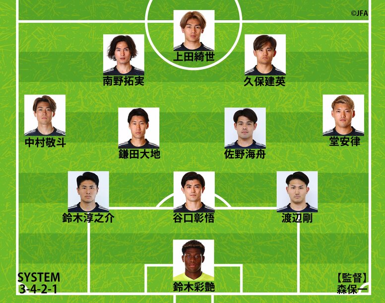 【速報】日本代表、ブラジル戦のスタメン発表！ 久保建英、鎌田大地、上田綺世など現状ベストメンバーで史上初の王国撃破なるか