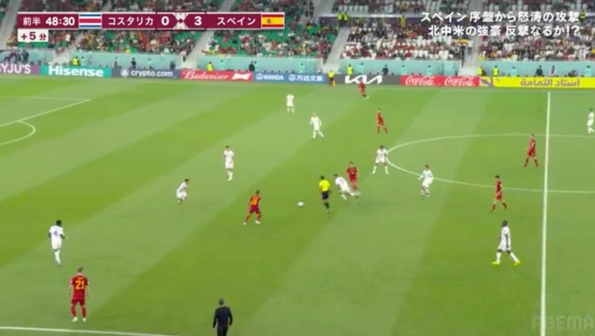 日本代表は止められるか スペイン代表の ロンド 鳥かご 高速パス回しにレフェリーが巻き込まれる サッカー Abema Times 日本代表は止められるか スペイン代表の ロンド 鳥かご 高速パス回しにレフェリーが巻き込まれる サッカー Abema Times