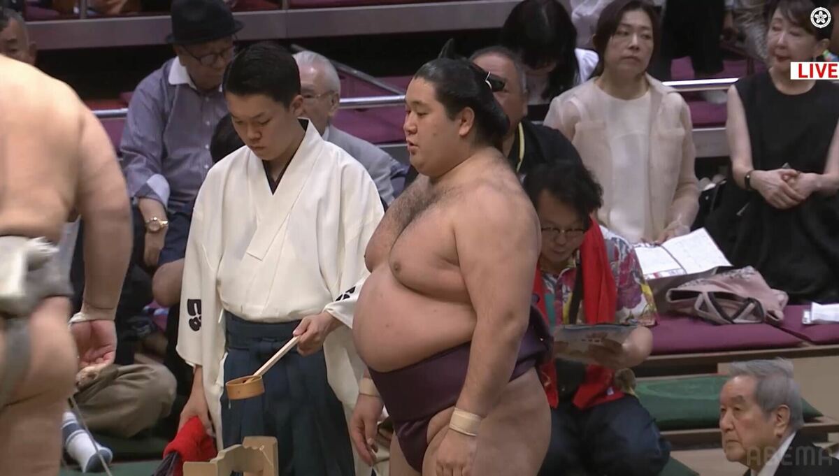 めっちゃキュート”だニャン 幕内力士、“ぐうかわ”と評判の化粧まわしに