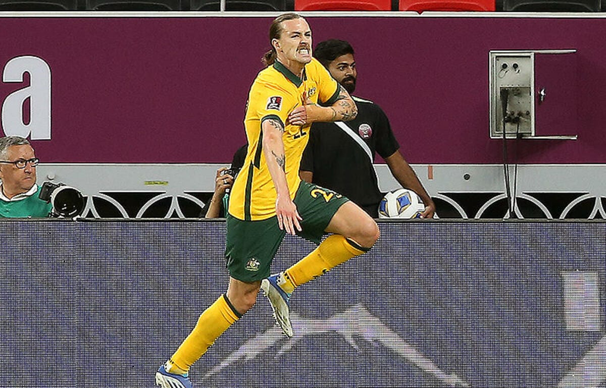 オーストラリアがuae撃破でペルーとの大陸間poへ 終盤のフルスティッチ弾が決勝点に カタールw杯afcプレーオフ 超worldサッカー Fifa ワールドカップ 22 完全ガイド