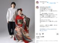 ハリセンボン春菜、赤が特徴的な振袖姿を披露 「老けてない…羨ましい」「素敵な写真」と絶賛の声