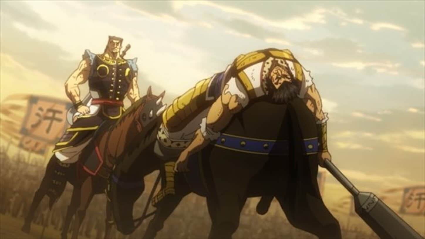 アニメ「キングダム」蒙武vs汗明が戦うなか、カ燐軍の動きに気づいた蒙恬…!第14話先行カット&あらすじ公開 | ニュース | ABEMA TIMES