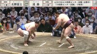 【動画】1人で立ち合いとなりぽつんとする遠藤
