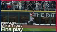 【動画】トラウトのスーパープレー