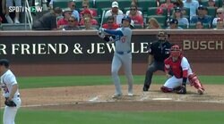 大谷翔平の驚速ライナー弾に相手キャッチャーも“確信フリーズ”…ど真ん中への失投に思わずガックリの瞬間