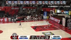 「1人だけ2倍速」アリーナが沸いた高速ドライブの瞬間 Jリーガーの兄を持つスピードスターの速攻にファン騒然