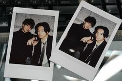 マサ（三浦翔平）、流川（白濱亜嵐）との2ショットチェキを公開 「めちゃめちゃ欲しい」とファン熱望『Ｍ　愛すべき人がいて』