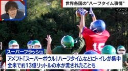 アメリカでナイアガラの滝7分間分の水使用、イギリスで電気使用量が激増…世界各国の“ハーフタイム事情”