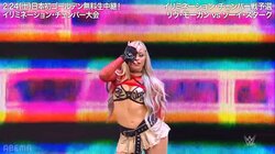 「美人さんね」「プロレスラーに見えない」女子レスラーの入場シーンが話題 有名歌手モチーフの衣装でファンを魅了