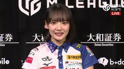 秋も咲き誇るサクラ姫 岡田紗佳、週またぎ3連投で個人連勝 試合後も眩しいキラキラ笑顔／麻雀・Mリーグ