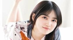 櫻坂46・的野美青「初めてロングヘアで登場させていただきました」 可憐でクールなグラビア 『週チャン』3回目の登場