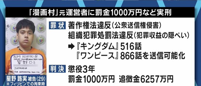 『漫画村』の広告収入は“犯罪収益”…「大きな意味のある判決。海賊版サイトの運営者を儲けさせない環境づくりが必要」元竹書房・竹村氏 1枚目