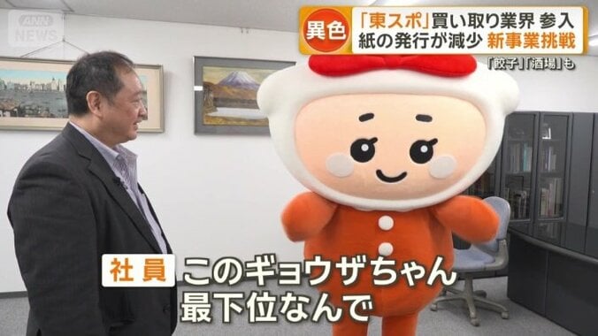 ゆるキャラのランキングサイトで最下位の「ギョウザちゃん」