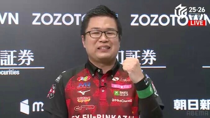 【写真・画像】圧倒的に強い三河の猛将！永井孝典、志願の登板を白星で飾り今期12勝目の無双状態「結果を出せて良かった！」/麻雀・Mリーグ　1枚目