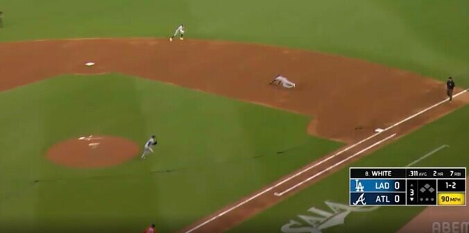 【写真・画像】球場騒然！山本由伸に“想定外のハプニング”「危ないっ！」「怖すぎる…」 171キロ爆速ピッチャー返し→瞬時の打球反応で“神キャッチ”　1枚目