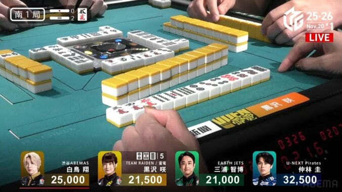 セレブにだけ許される宝石のような“神配牌”からのアガリ