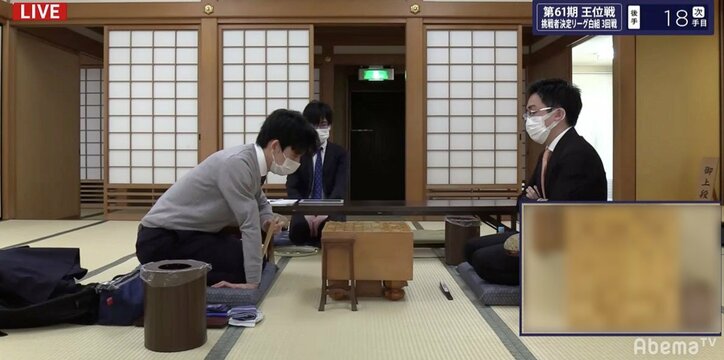 全員マスク、出入り口は全開放 新型コロナ対策で藤井聡太七段も対局 会館自体は休業中/将棋・王位戦挑決リーグ