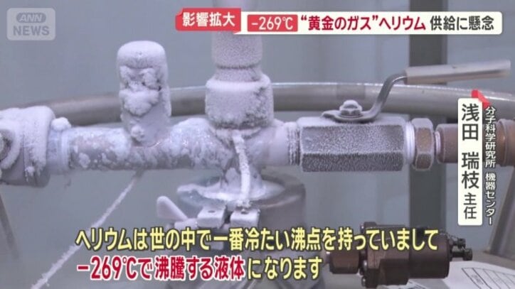 マイナス269℃で沸騰