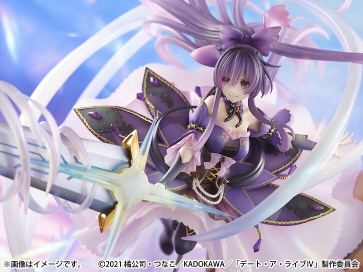 【写真・画像】アニメ『デート・ア・ライブIV』より、「夜刀神十香 -Princess Amethyst Dress Ver. -」フィギュアが登場! 5枚目