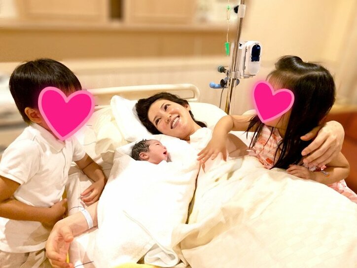 友利新、第3子の出産を報告「命の重みを実感しています」