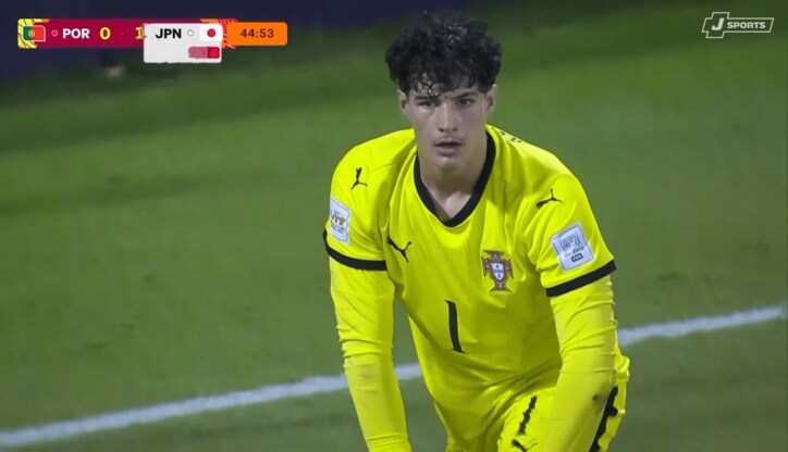 衝撃弾にポルトガルGKも唖然