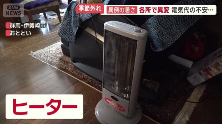 片付ける間もなく、急な暑さに見舞われた