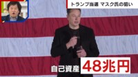 【映像】トランプ大絶賛 新政権で要職に イーロン・マスク 大富豪の未知なる可能性