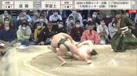 【映像】敗れた力士の鮮やか身のこなしに「うまい」の声