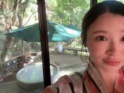  手島優 41歳の誕生日で旅行へ「ウトウト夫を叩き起こして」 