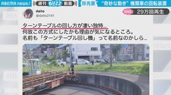 機関車の回転装置がまるで“生き物” 電気を使わず動く様子に「ギアじゃないのか」と驚きの声