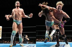 IWGP王者オカダ・カズチカ、独走態勢か？ジュースとの高度な切り返し合戦を制する