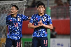 代表デビュー戦で2発の町野修斗、さらなる成長を誓う「たくさん学んでレベルアップしないと」