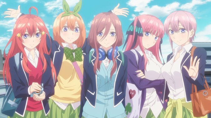 新アニメ『五等分の花嫁∽』9月11日にABEMA初入荷決定！”ごとよめ”シリーズ全話無料一挙放送も 3枚目