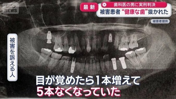 被害を訴える人