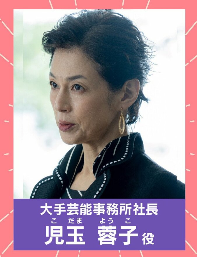 ABEMA『スキャンダルイブ』児玉蓉子役の鈴木保奈美