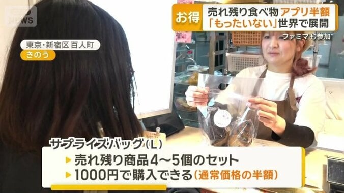 売れ残り商品4～5個セットの「サプライズバッグ」