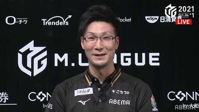 開幕戦勝利は松本吉弘 脱・若武者で新エース候補へ「最高のスタートが切れた」／麻雀・Mリーグ 1枚目