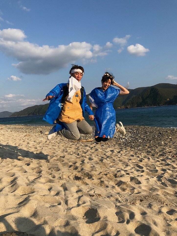 よゐこ濱口&南明奈、無人島で0円結婚式 相方・有野の粋な計らいに感激