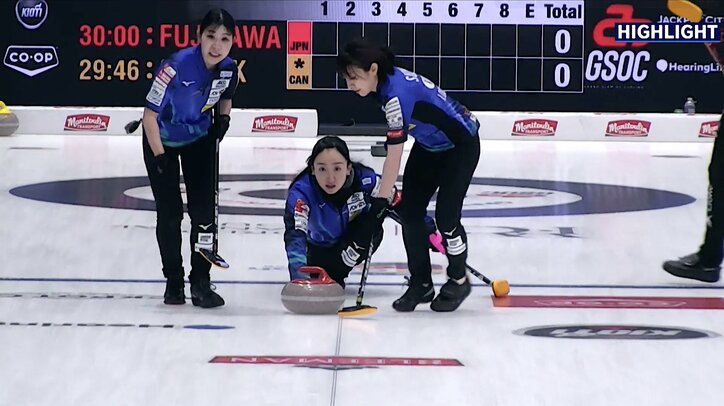 【写真・画像】ロコ・ソラーレ、大会初白星で予選突破に前進 「JDが喜ぶ試合を」心機一転“笑顔”の勝利　1枚目