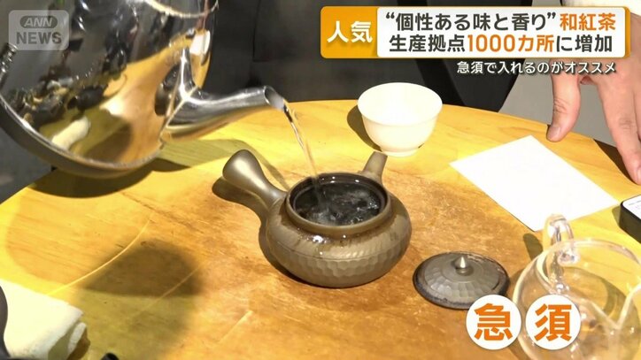 急須でいれる和紅茶