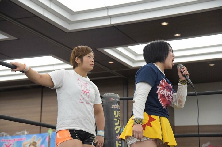 沙希様、ベルトを投げ捨てる暴挙!挑戦者を「筋肉豚とただの豚」呼ばわり